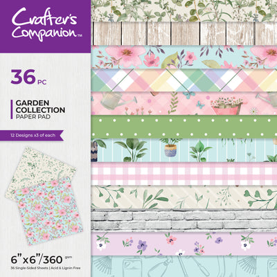 Crafter's Companion Garden Collection Paper Pad 6x6