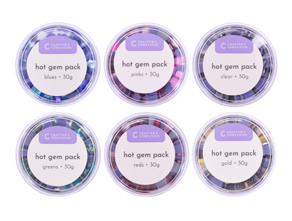 Crafter's Companion Coloured Gem 6pk Collection