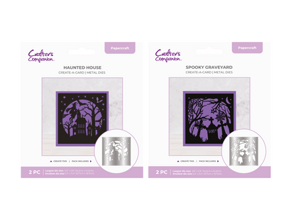 Crafter's Companion Halloween Create-a-Card Dies Collection