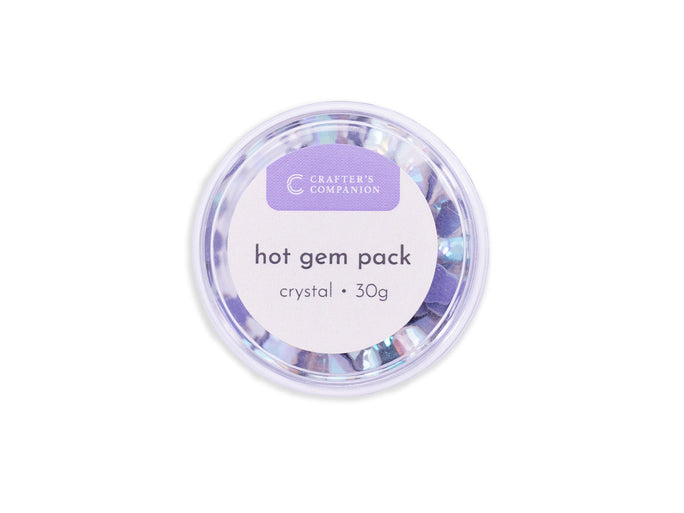 Crafter's Companion Hot Gem Pack - Crystal