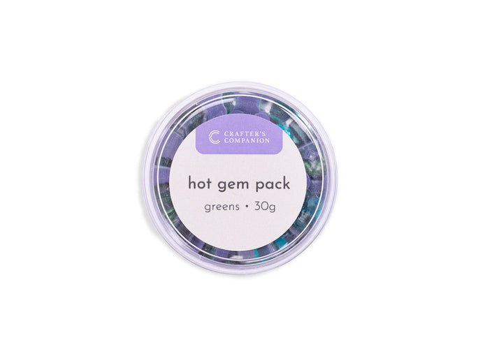 Crafter's Companion Hot Gem Pack - Greens