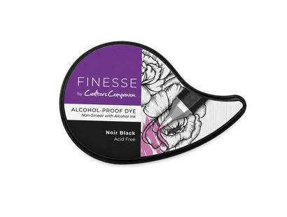 Crafter's Companion Finesse Inkpad Alcohol Proof Noir Black