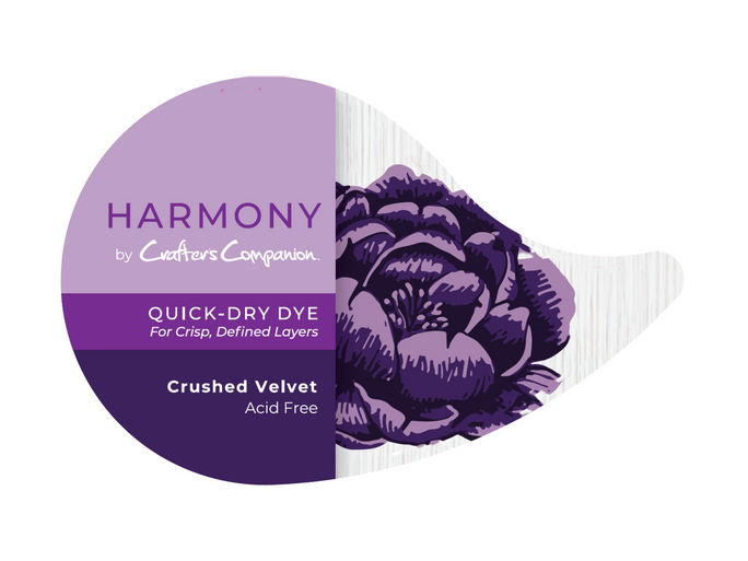 Crafter’s Companion Harmony Quick-Dry Dye Inkpad - Crushed Velvet