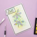 Crafter's Companion Watercolour Clear Acrylic Stamp - With Love