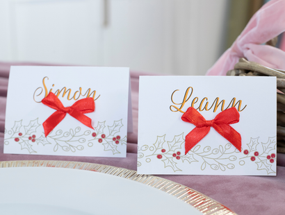 Christmas LetterPress Icons Press Plate 2pc Collection