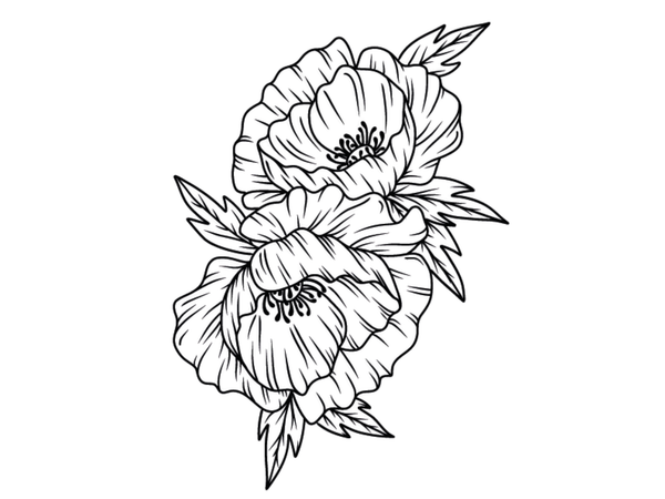 Gemini - LetterPress Press Plate - Poppy
