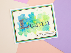 Gemini- LetterPress Press Plate - Statement Alphabet 