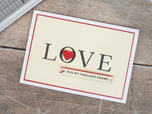 Gemini - LetterPress Press Plate and Metal Die - Uppercase Ticker Tape Sentiments