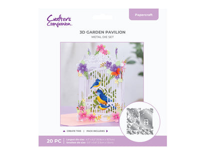 3D Birdcage Pop-Up Card Metal Die Set