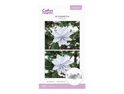 Crafter’s Companion Metal Die - 3D Poinsettia 