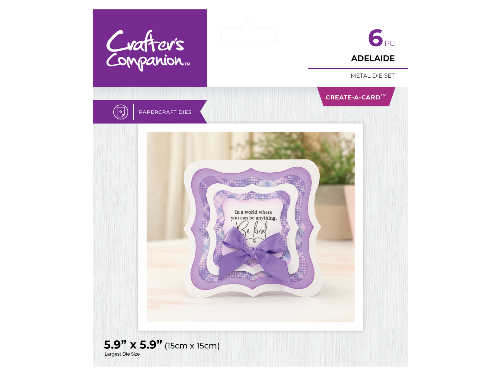 Crafter's Companion Metal Dies Create a Card - Adelaide