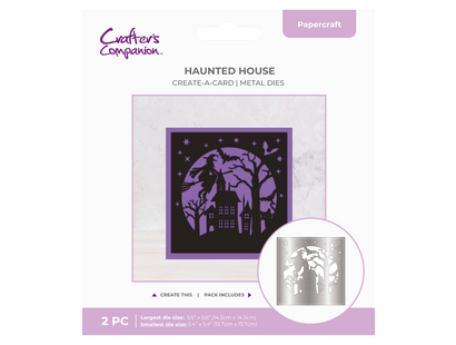 Crafter's Companion Create-a-Card Die Set Haunted House