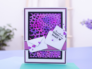 Hearts Create-a-Card Metal Die Set