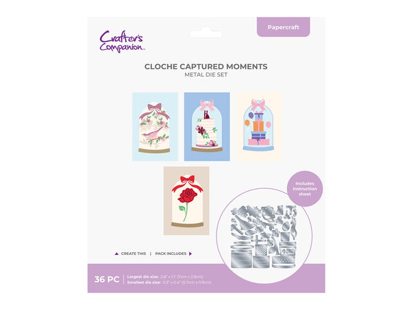 Crafters Companion Metal Die - Cloche Captured Moments