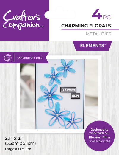 Crafter's Companion Metal Die Charming Florals