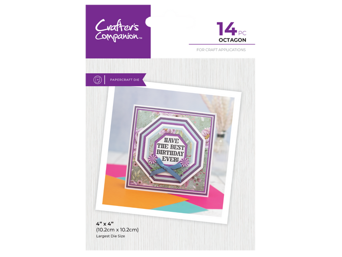 Crafters Companion Metal Die - Octagon