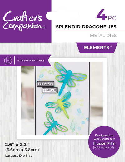 Crafter's Companion Metal Die Splendid Dragonflies