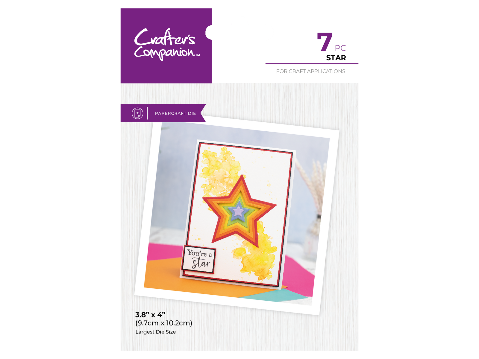Crafters Companion Metal Die - Star