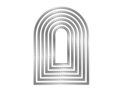 Crafter's Companion Metal Die - Stitched Edge Arches