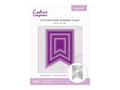 Crafter's Companion Metal Die - Stitched Edge Pennant Flags