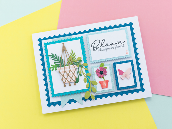 Crafter's Companion Metal Die - Stitched Edge Postage Stamps