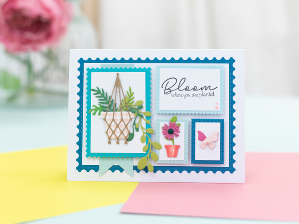 Crafter's Companion Metal Die - Stitched Edge Postage Stamps