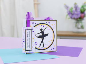 Crafters Companion Metal Die, Stamp & Stencil Set - Beauty in Every Step