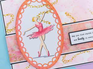 Crafters Companion Metal Die, Stamp & Stencil Set - Beauty in Every Step