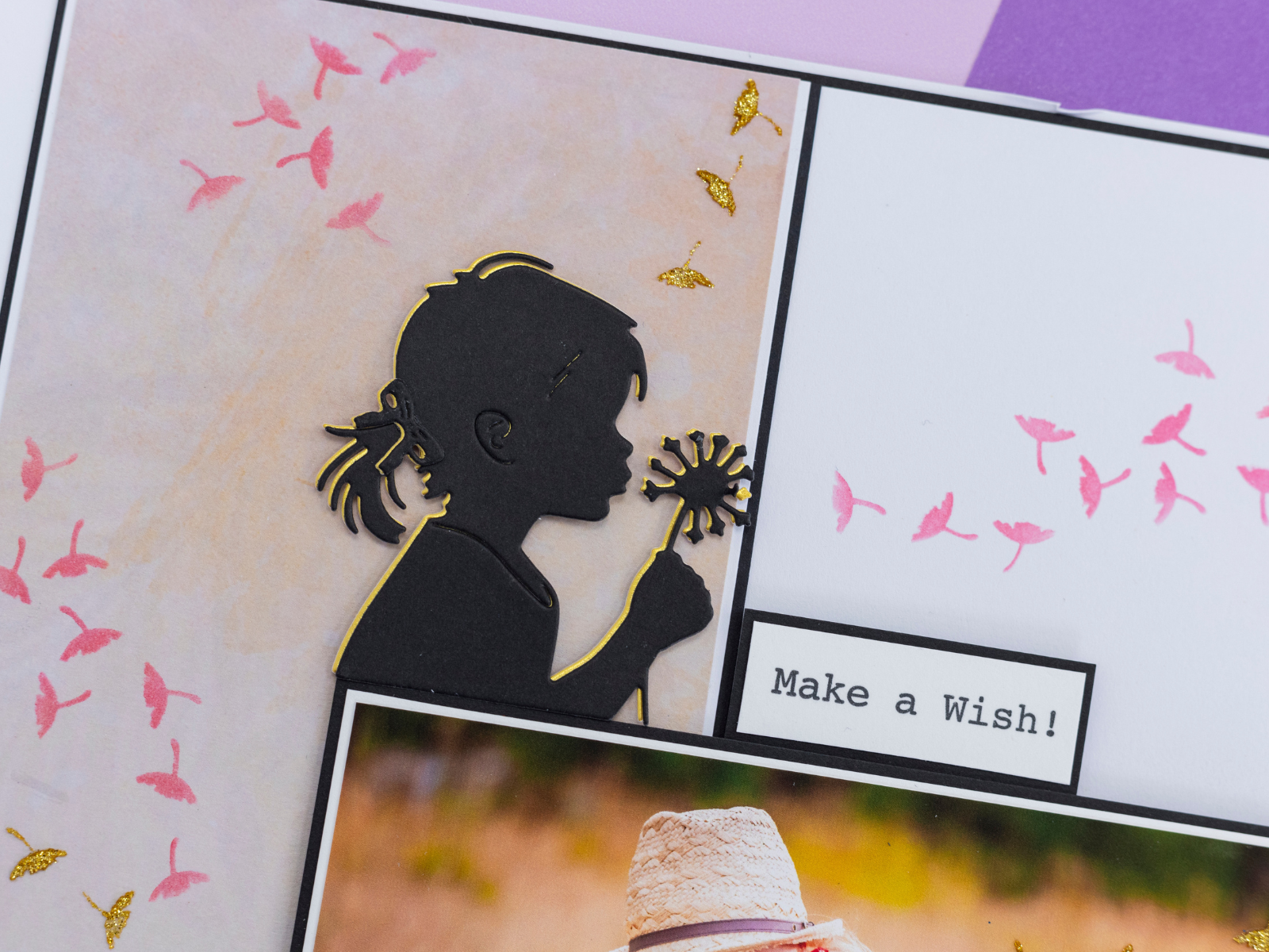 Crafters Companion Metal Die, Stamp & Stencil Set - Make a Wish