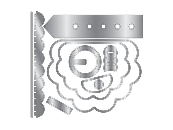 Crafter’s Companion Metal Die, Template - Santa