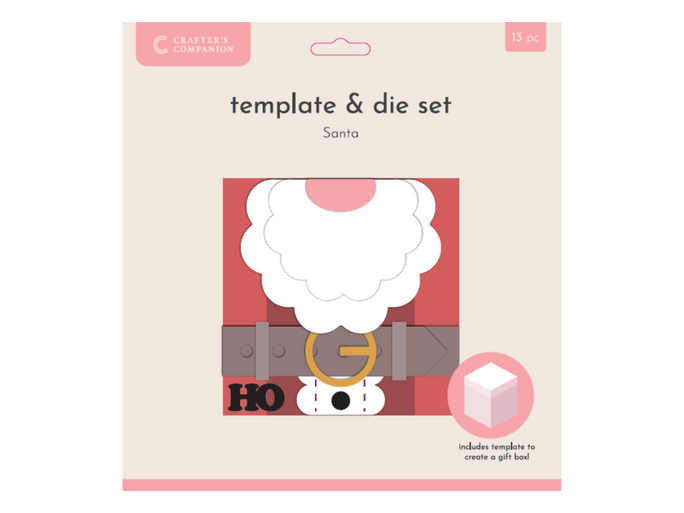 Crafter’s Companion Metal Die, Template - Santa