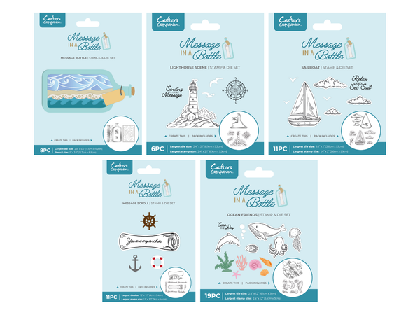 Crafter's Companion Message in a Bottle SHOWSTOPPER