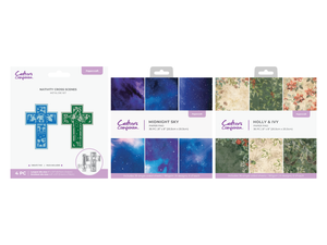 Nativity Scene Dies & Paper Pads 3pc Collection