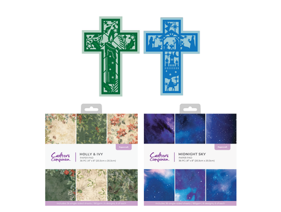 Nativity Scene Dies & Paper Pads 3pc Collection