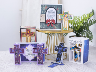 Nativity Scene Dies & Paper Pads 3pc Collection