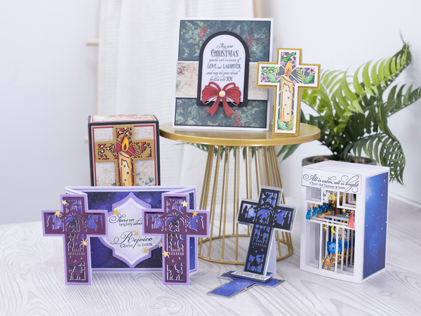 Nativity Scene Dies & Paper Pads 3pc Collection