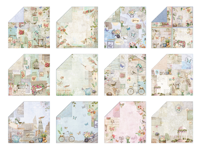 Garden Scrapbook Paper Pad 12 x 12