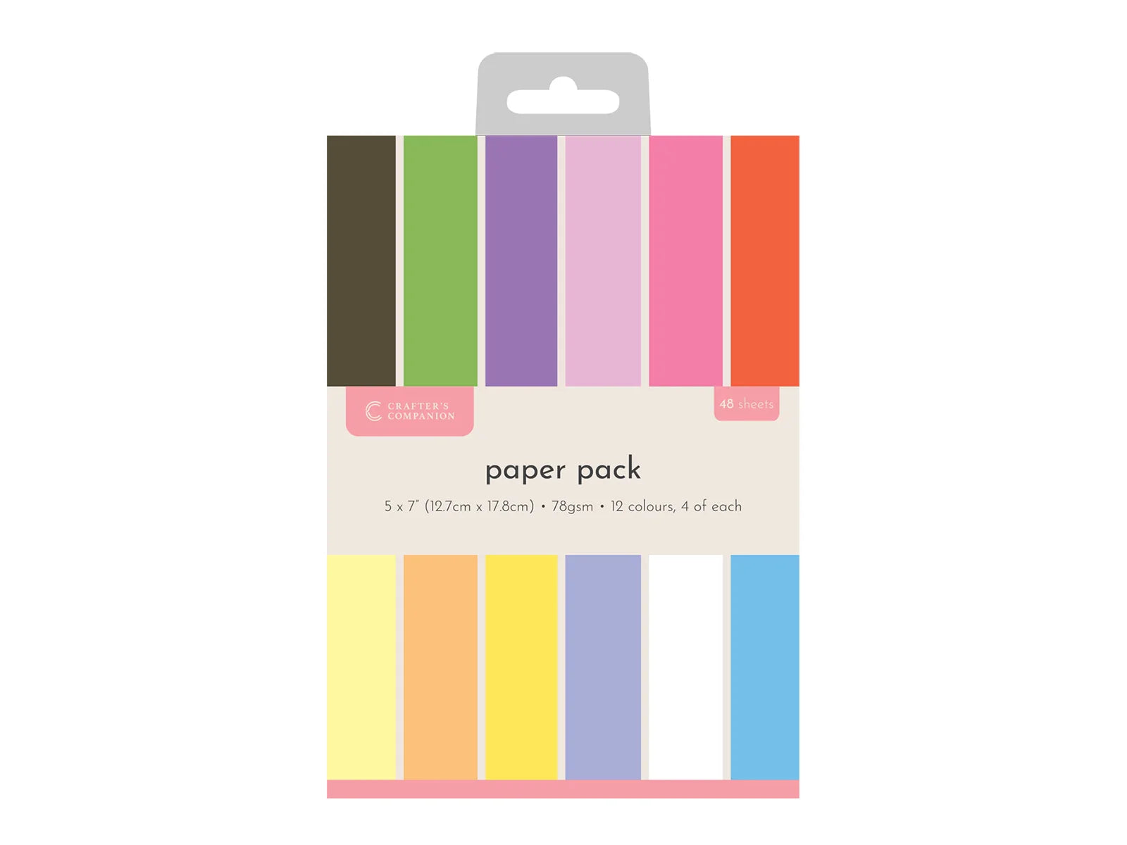 Crafter’s Companion 5”x7” Paper Pad - Punch Flower Paper 