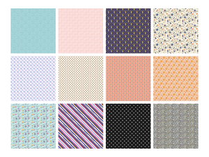 Crafters Companion 6” x 6” Paper Pad - Timeless Textiles