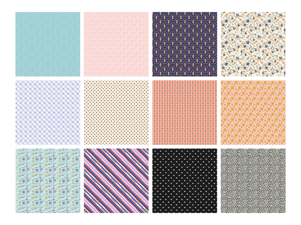 Crafters Companion 6” x 6” Paper Pad - Timeless Textiles