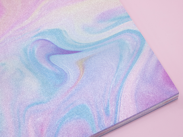 Glitter Marble Paper Pad 8