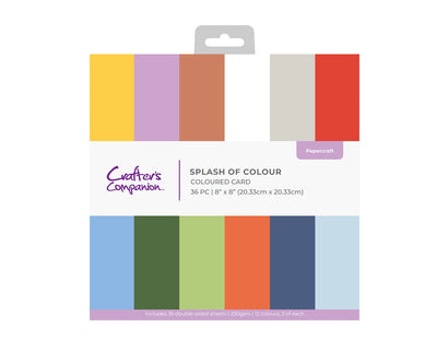 Crafter's Companion 8x8" Paper Pad Splash of Colour