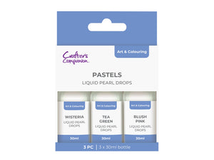 Crafter's Companion Pearl Drops Pastels 3 Pack