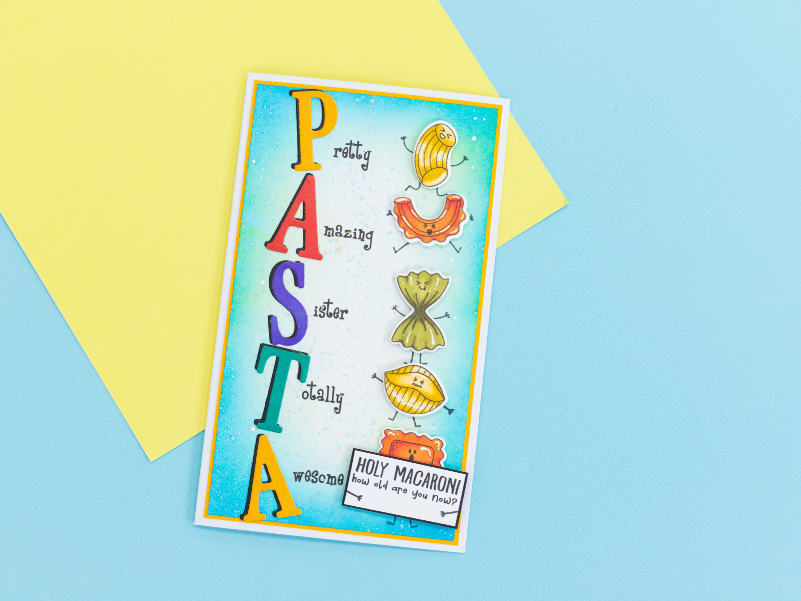 Crafter’s Companion Pasta La Vista Stamp & Die - Pasta Party