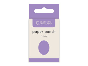 Crafter's Companion Paper Punch - Oval 1"