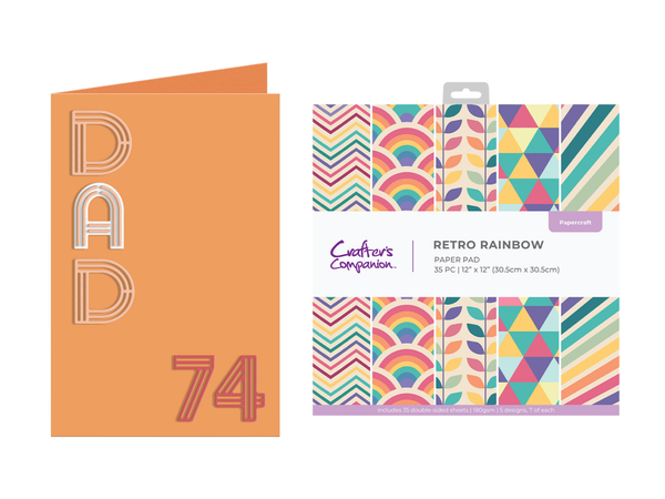 Retro Alphabet & Number Dies SHOWSTOPPER