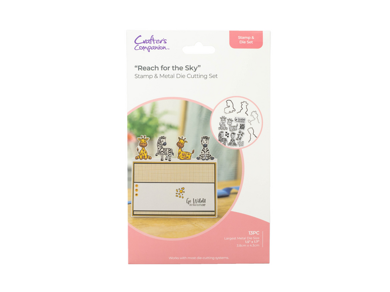 Crafters Companion - Stamp & Die Set - Reach for the Sky