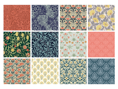 Crafter's Companion 8"x8" Special Finish Pad - Heritage Florals