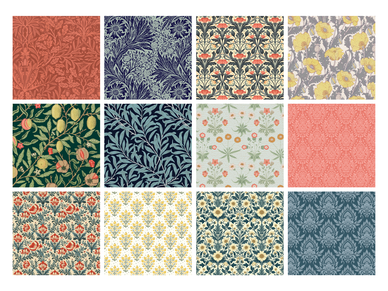 Crafter's Companion 8"x8" Special Finish Pad - Heritage Florals