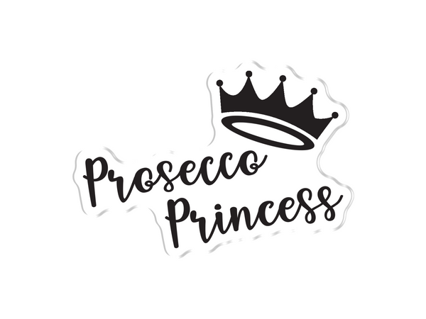 Crafters Companion Clear Acrylic Stamps - Prosecco Princess